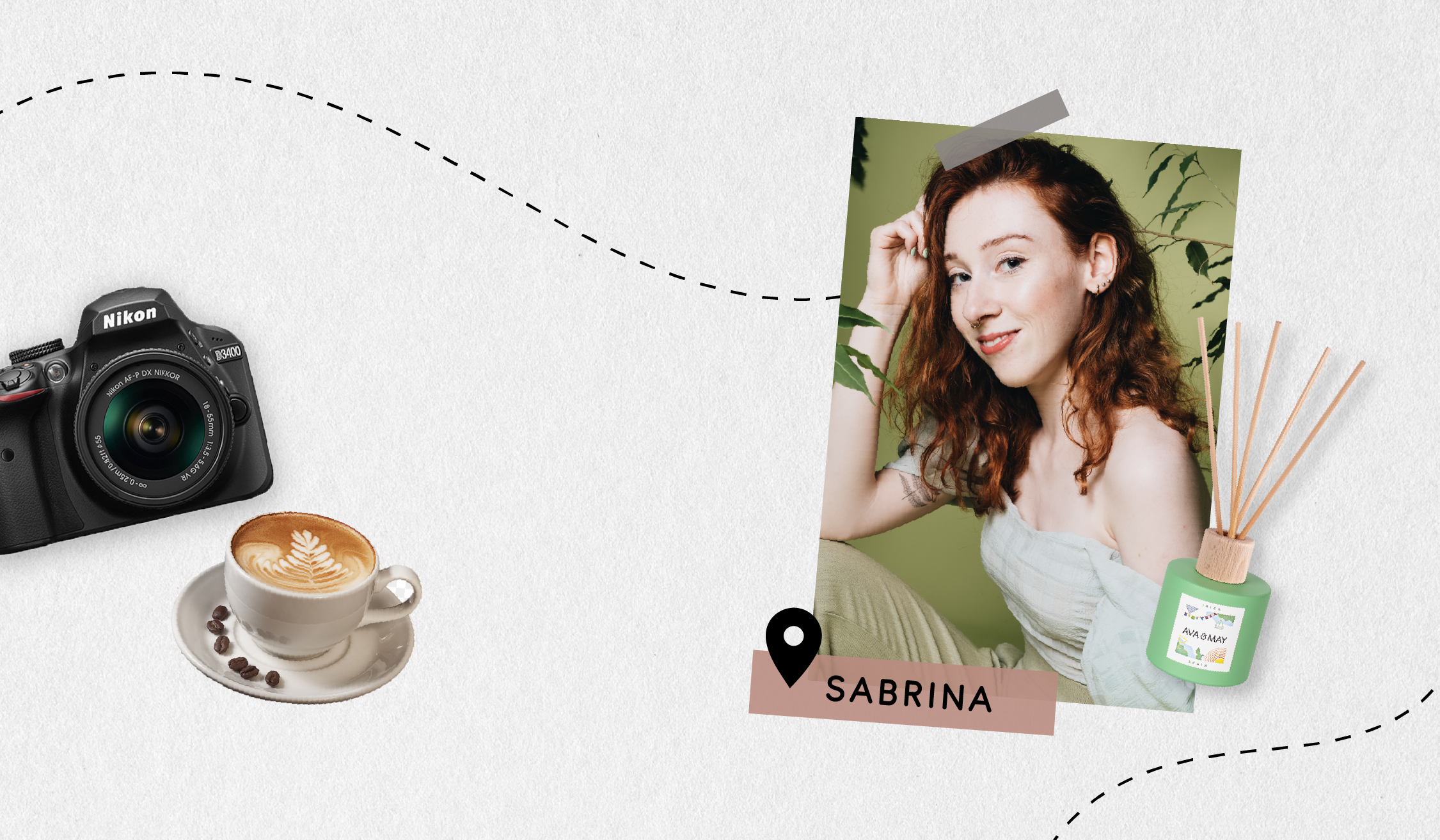 Behind AVA & MAY </br> Sabrina