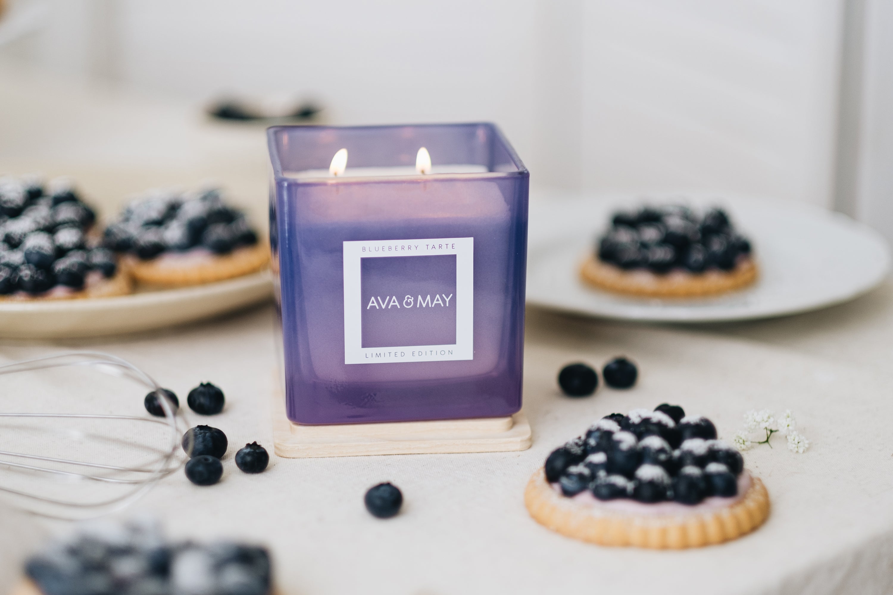 Blueberry Tarte Große Duftkerze