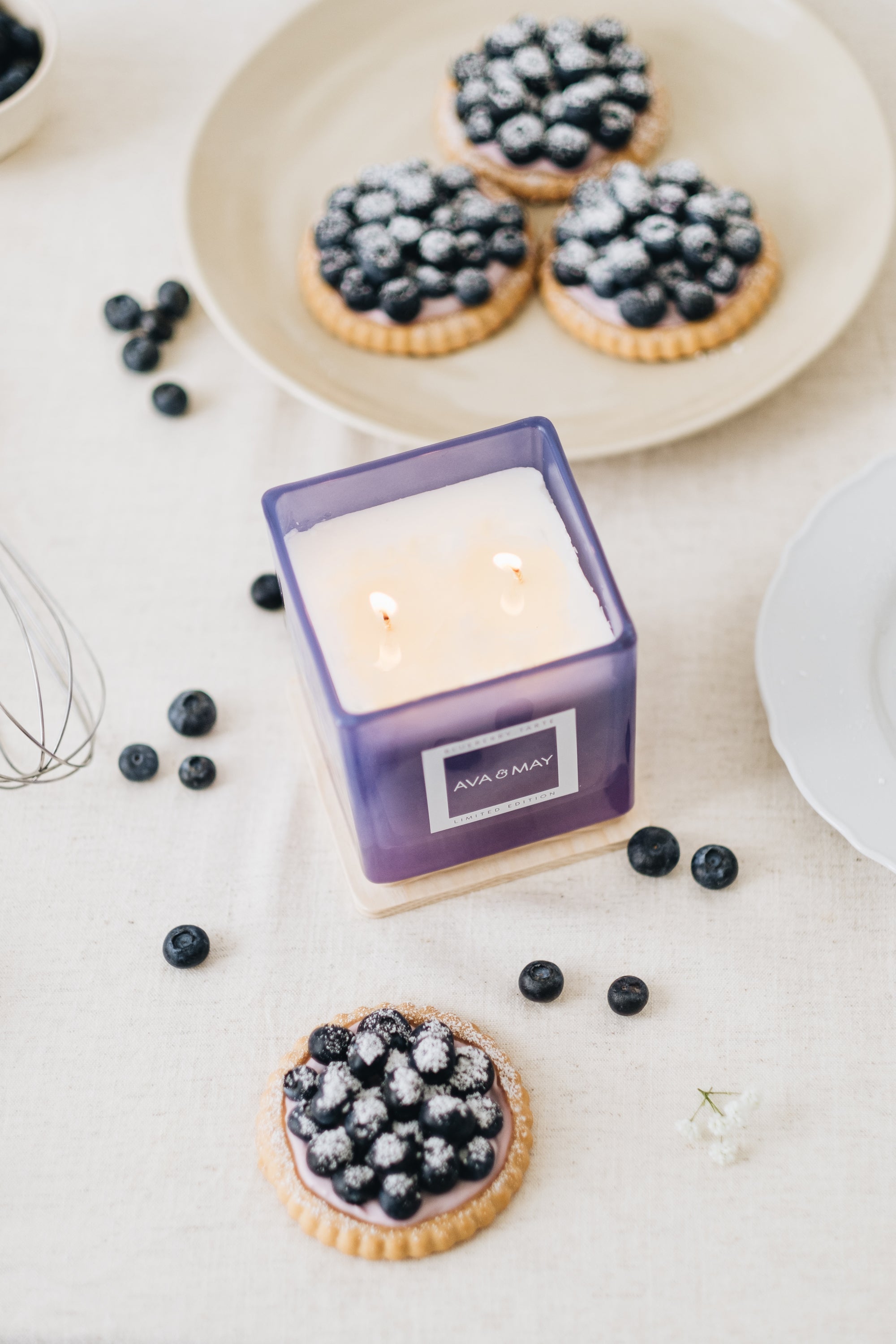 Blueberry Tarte Große Duftkerze