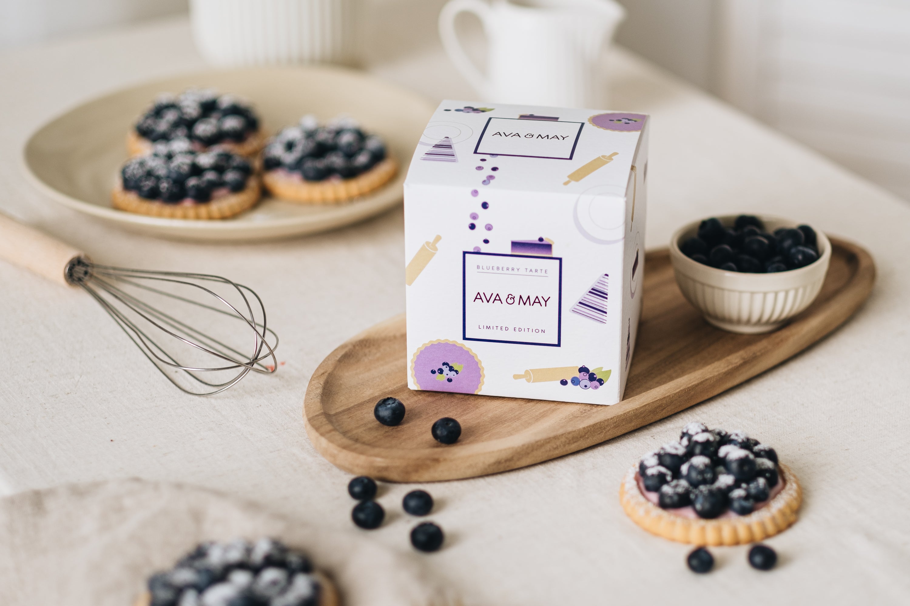 Blueberry Tarte Große Duftkerze