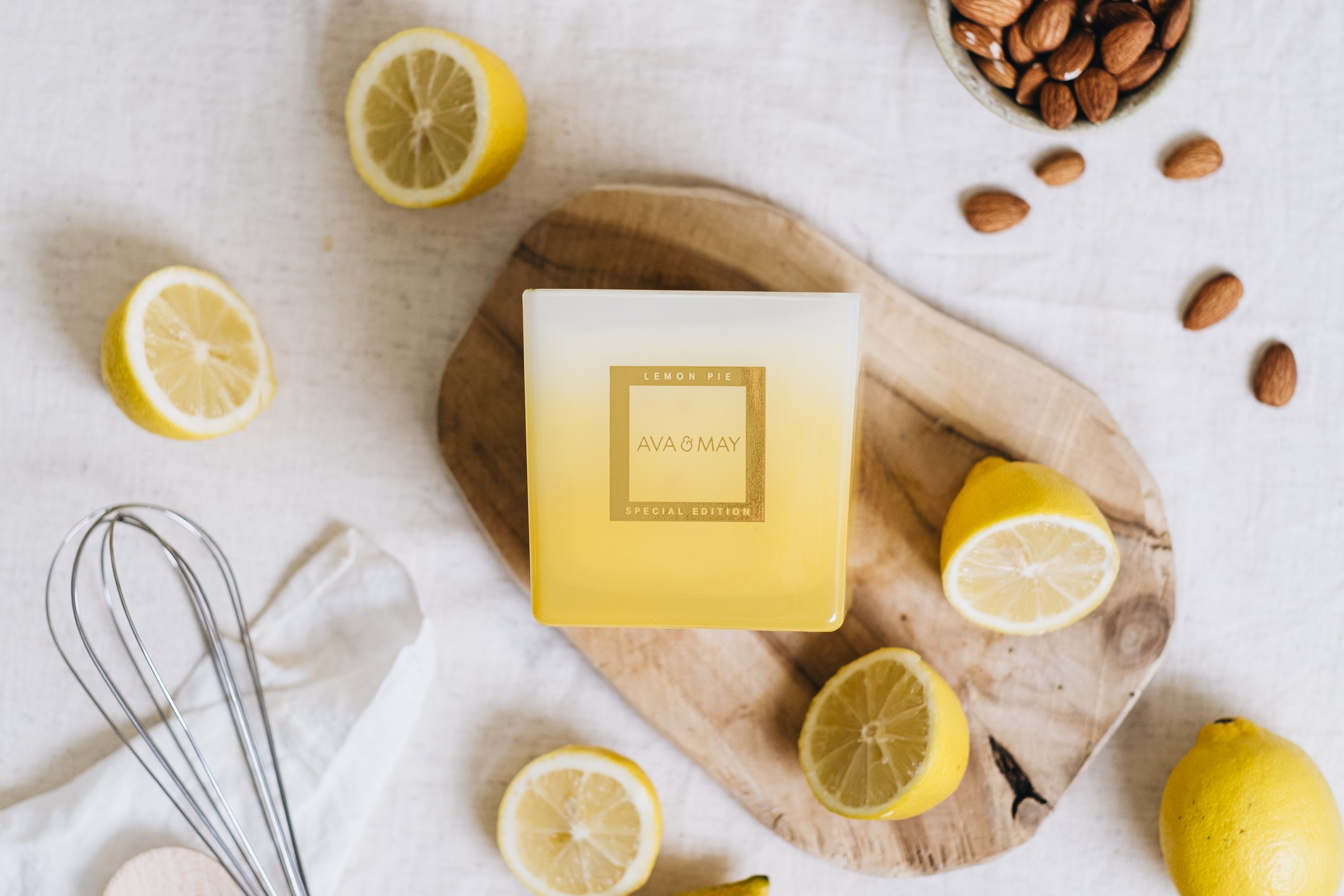 Lemon Pie Große Duftkerze