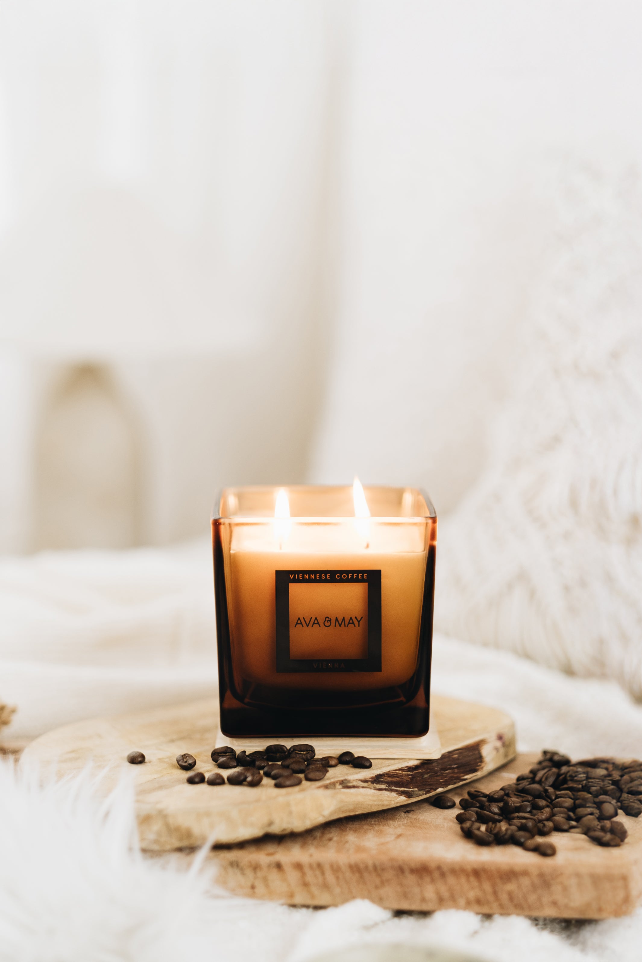 Viennese Coffee Große Duftkerze
