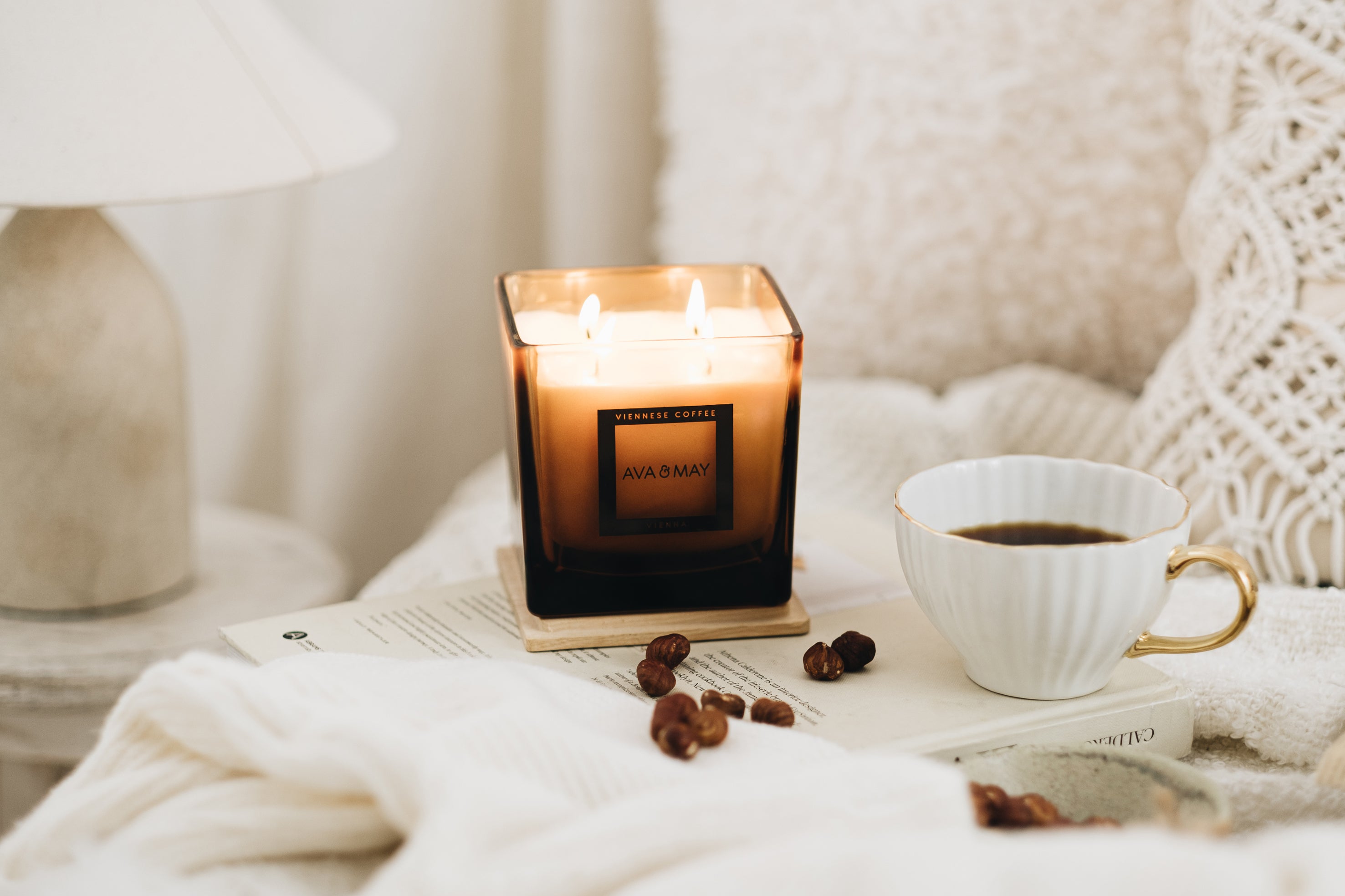 Viennese Coffee Große Duftkerze