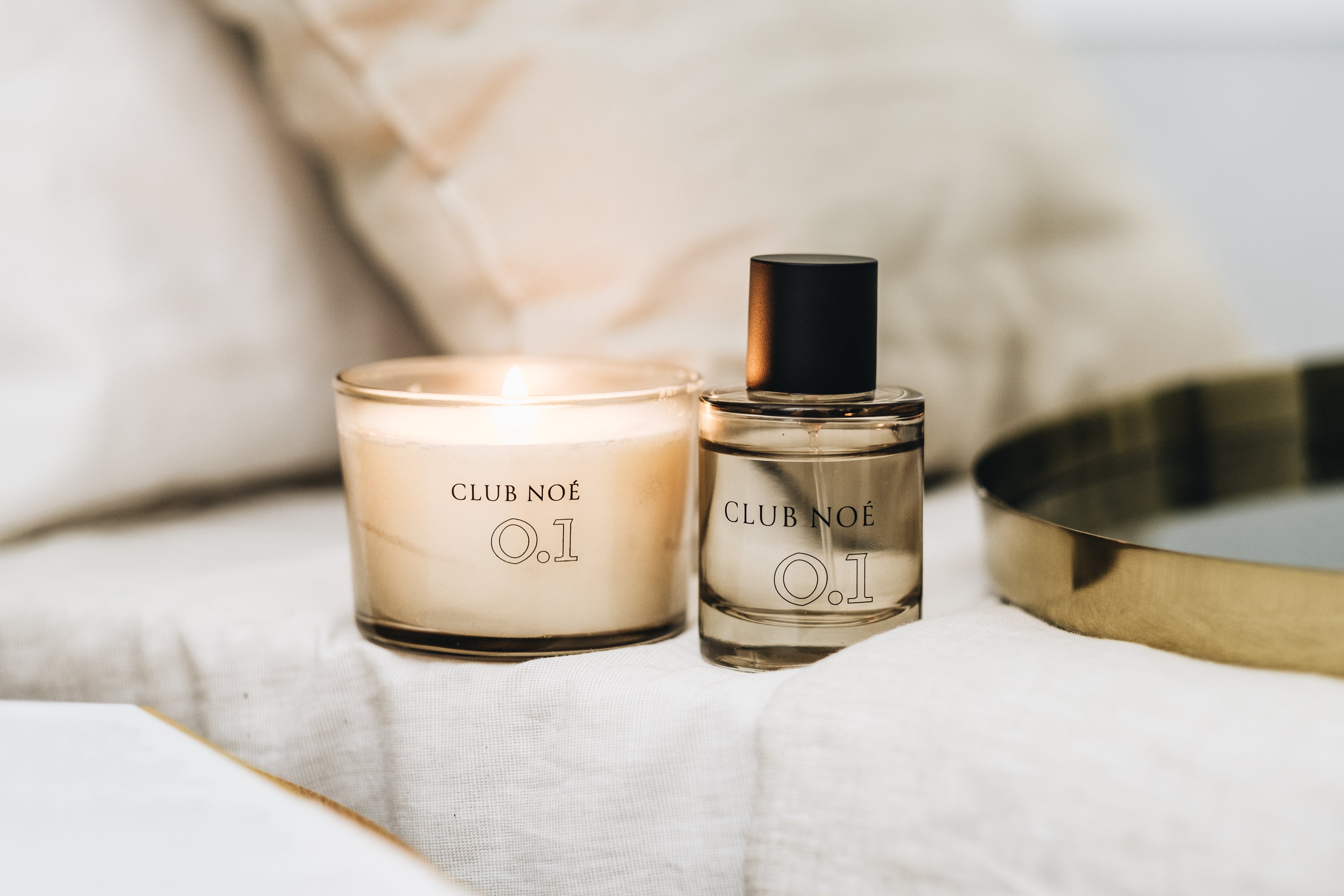 0.1 Soul Set bestehend aus 0.1 Duftkerze und 0.1 Eau de Parfum, von Club Noe