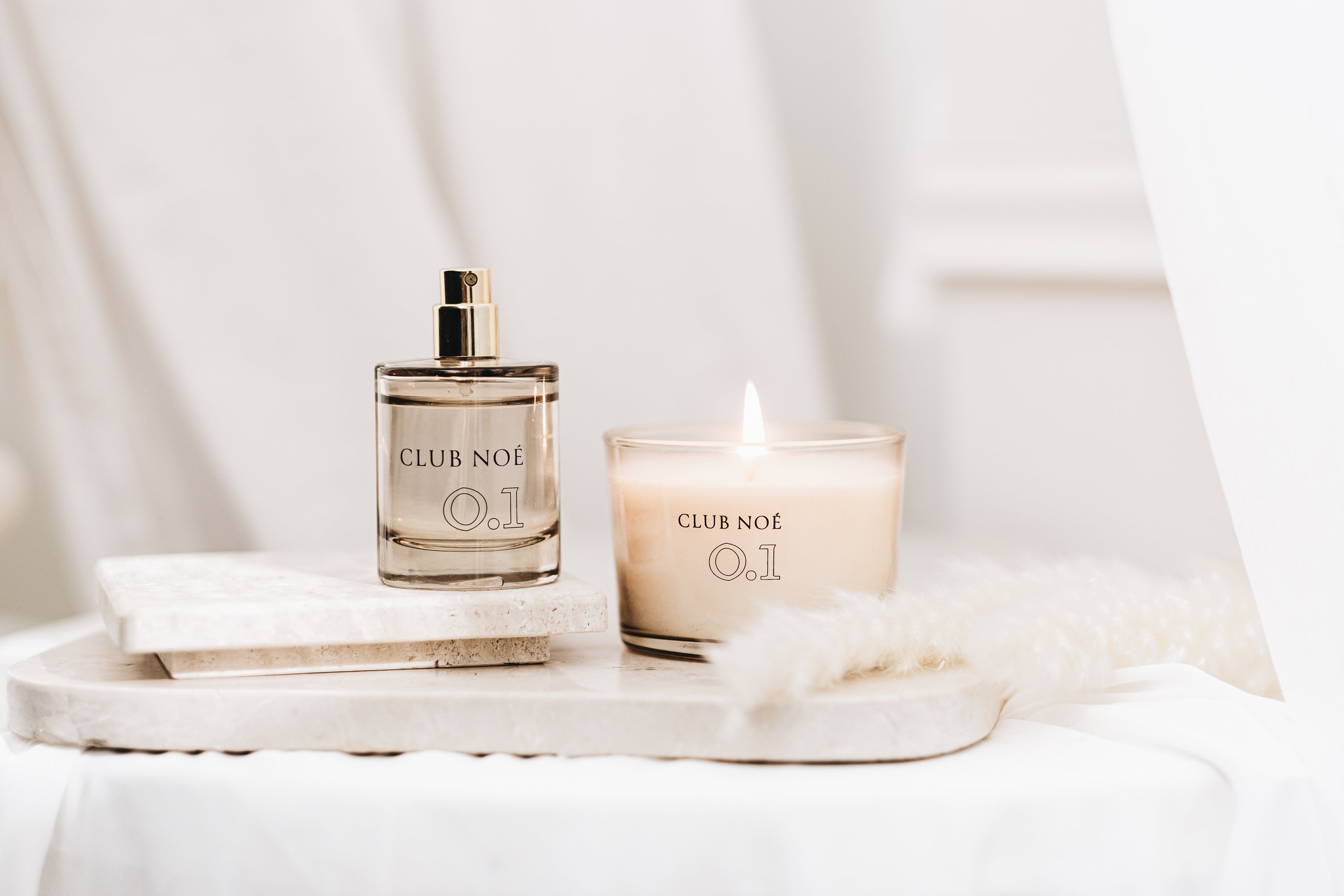 0.1 Soul Set bestehend aus 0.1 Duftkerze und 0.1 Eau de Parfum, von Club Noe