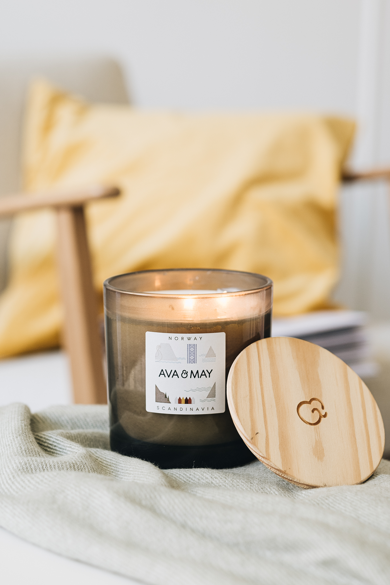 Norwegen Große Duftkerze