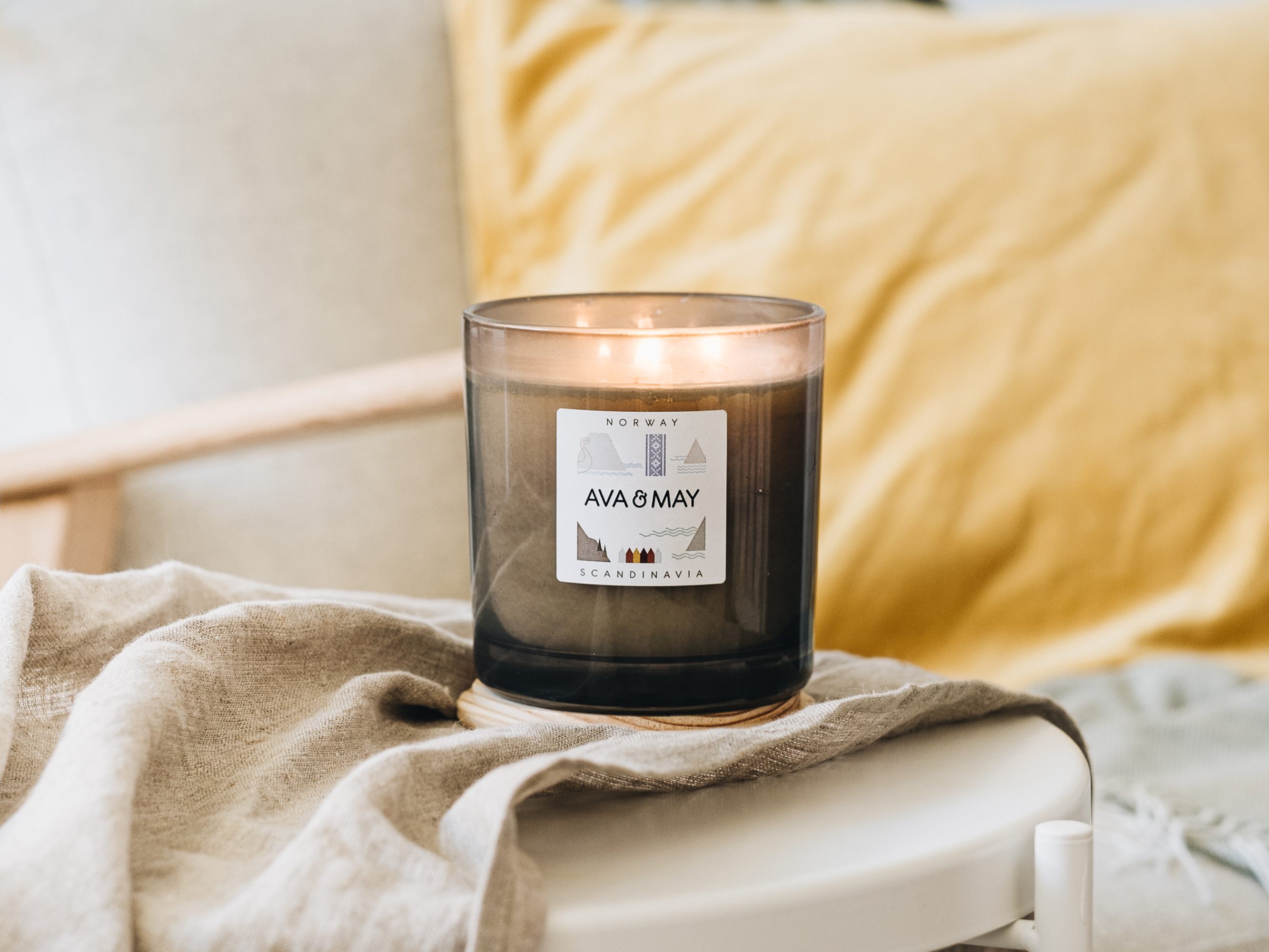 Norwegen Große Duftkerze