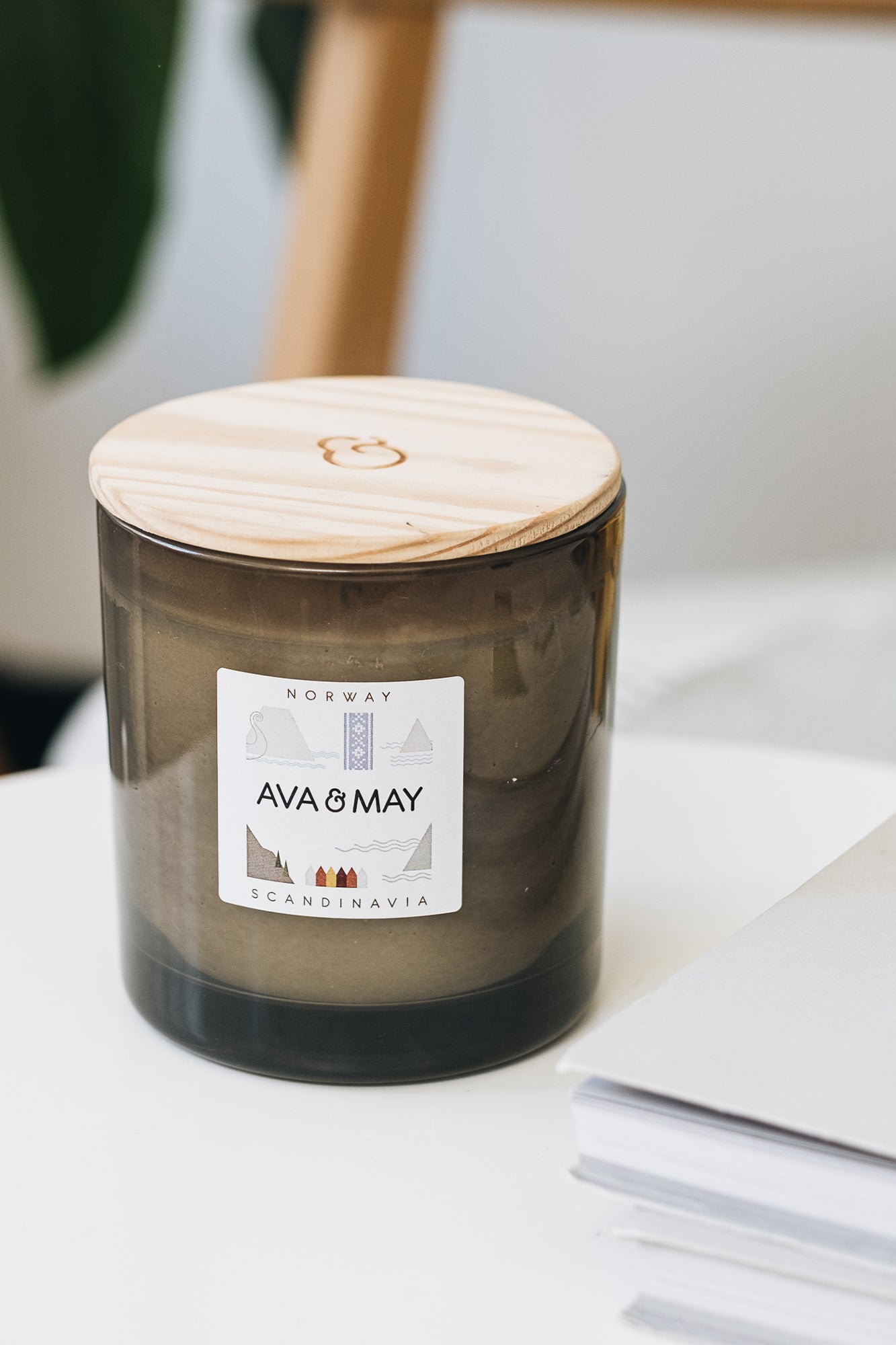 Norwegen Große Duftkerze