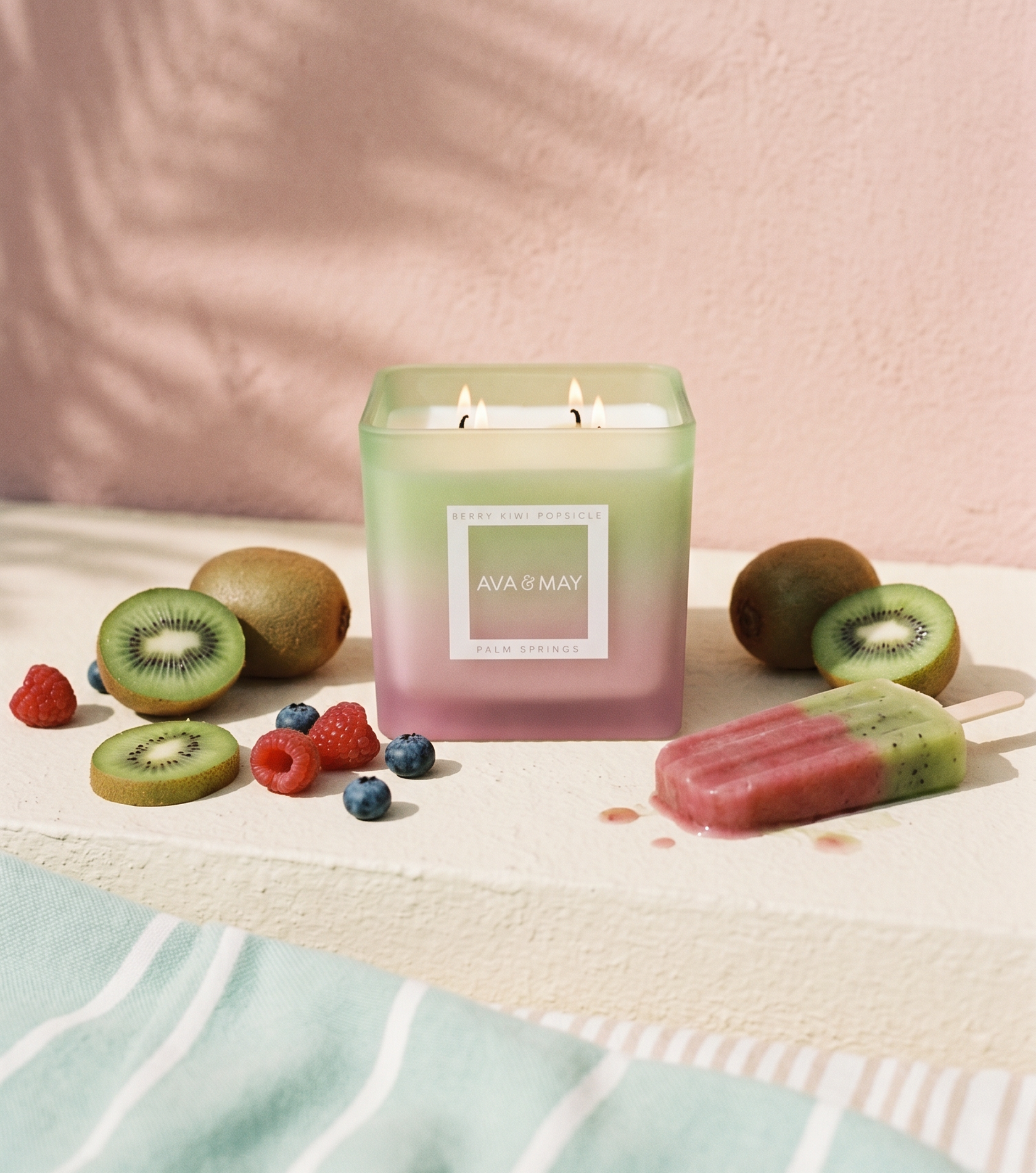 Berry Kiwi Popsicle Große Duftkerze
