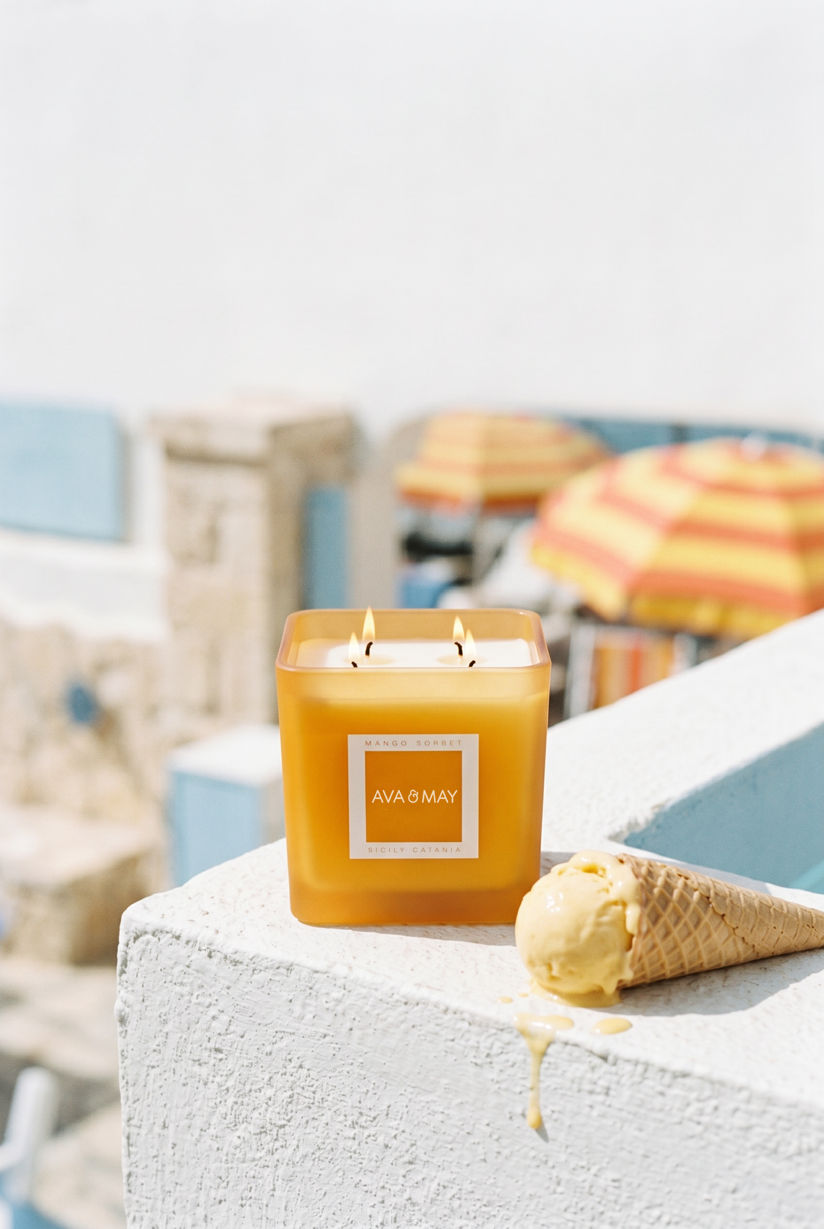 Mango Sorbet Große Duftkerze