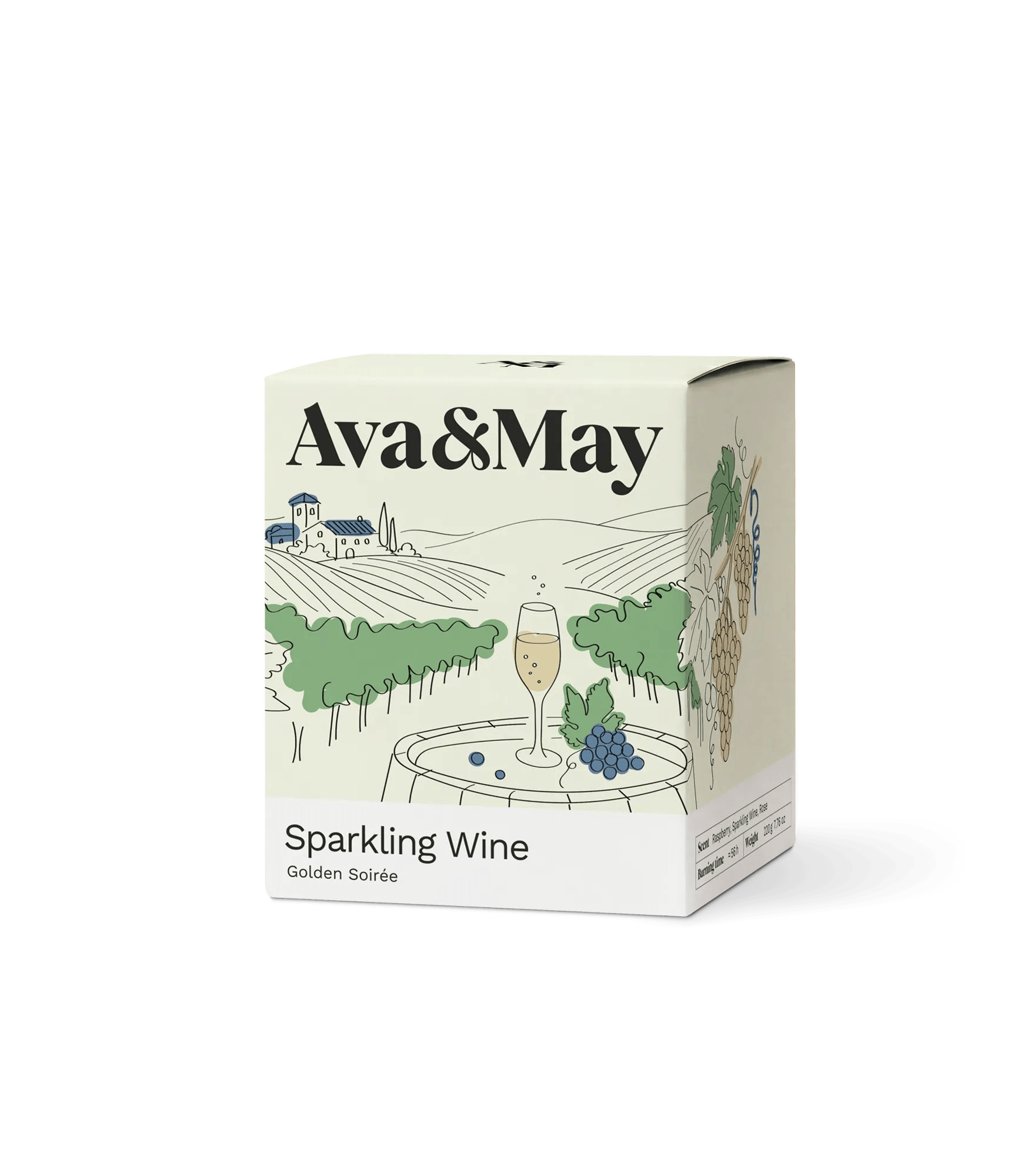 Sparkling Wine Duftkerze - Ava&May - Germany