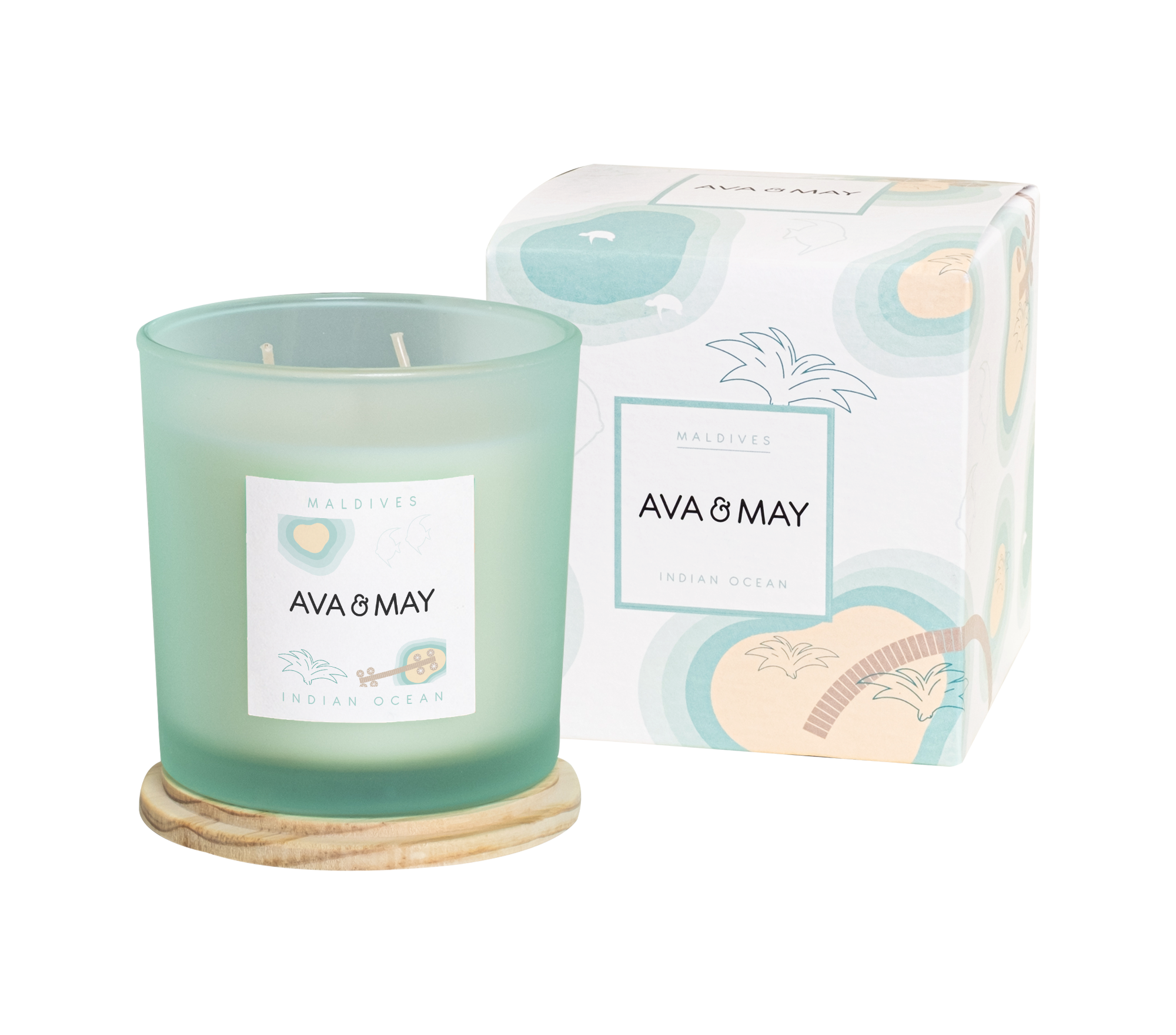 Maldives Große Duftkerze