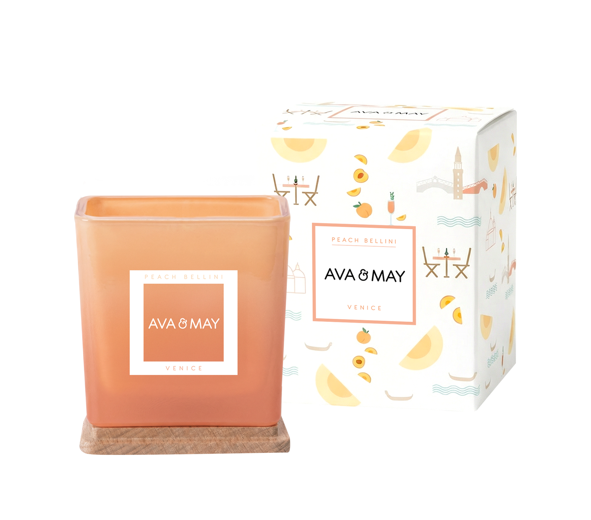Peach Bellini Duftkerze
