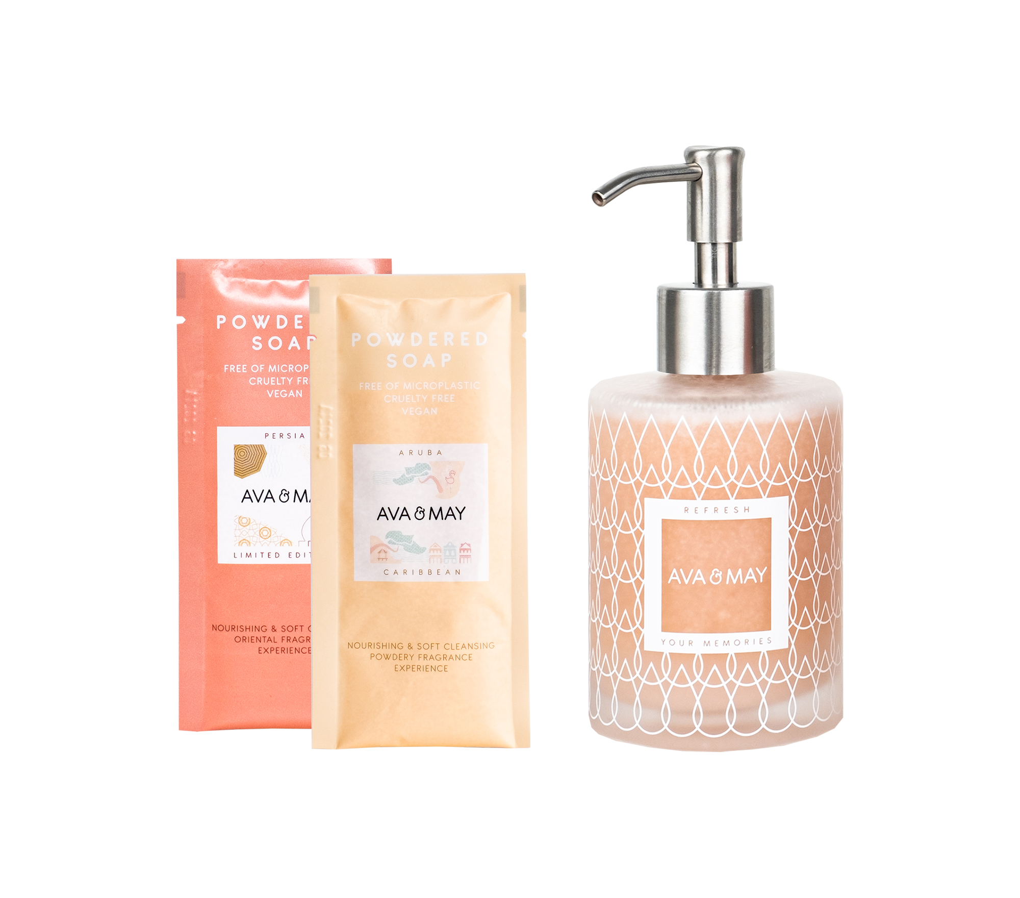 Exotic Powdered Soaps Set