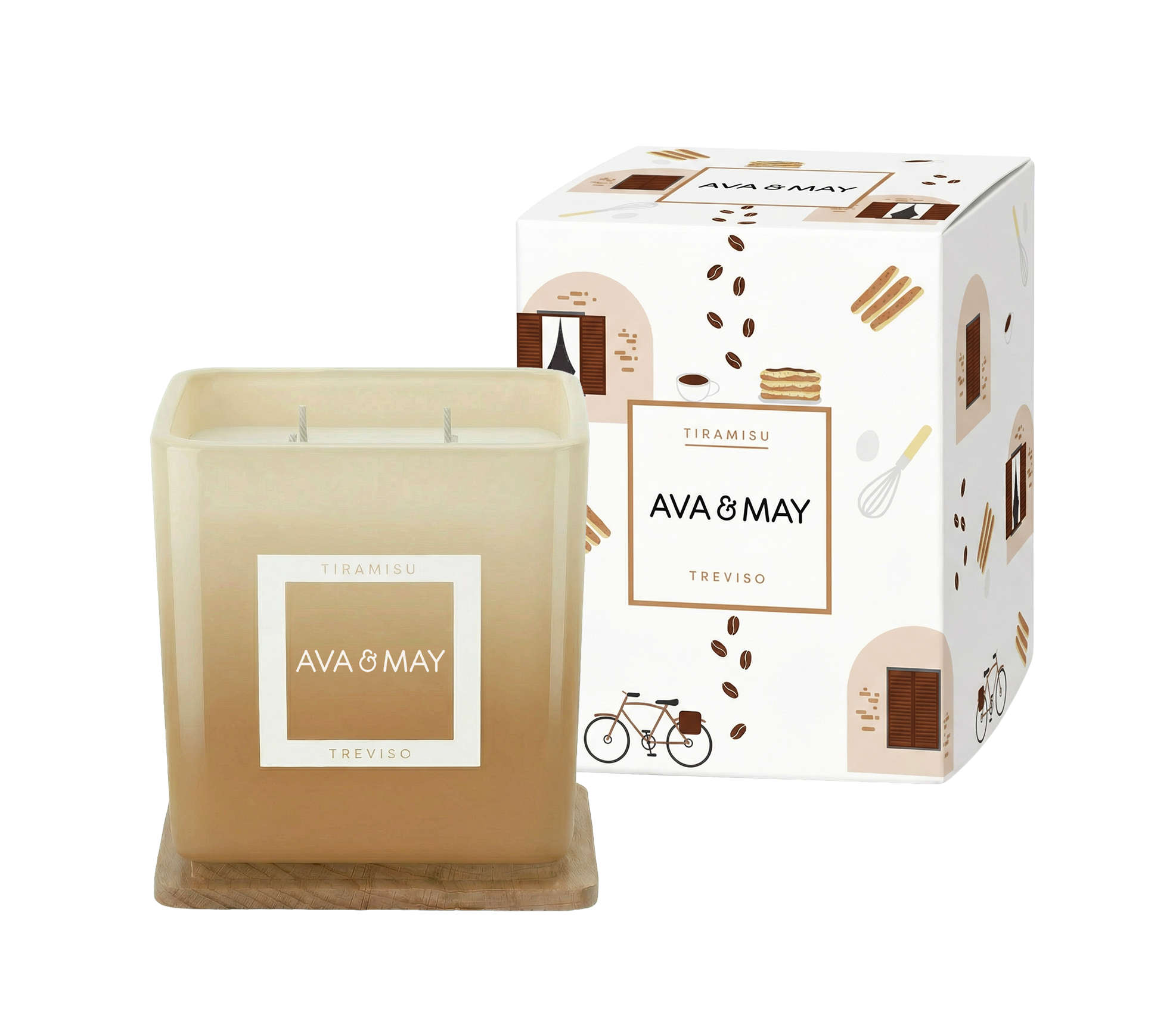 Tiramisu Große Duftkerze