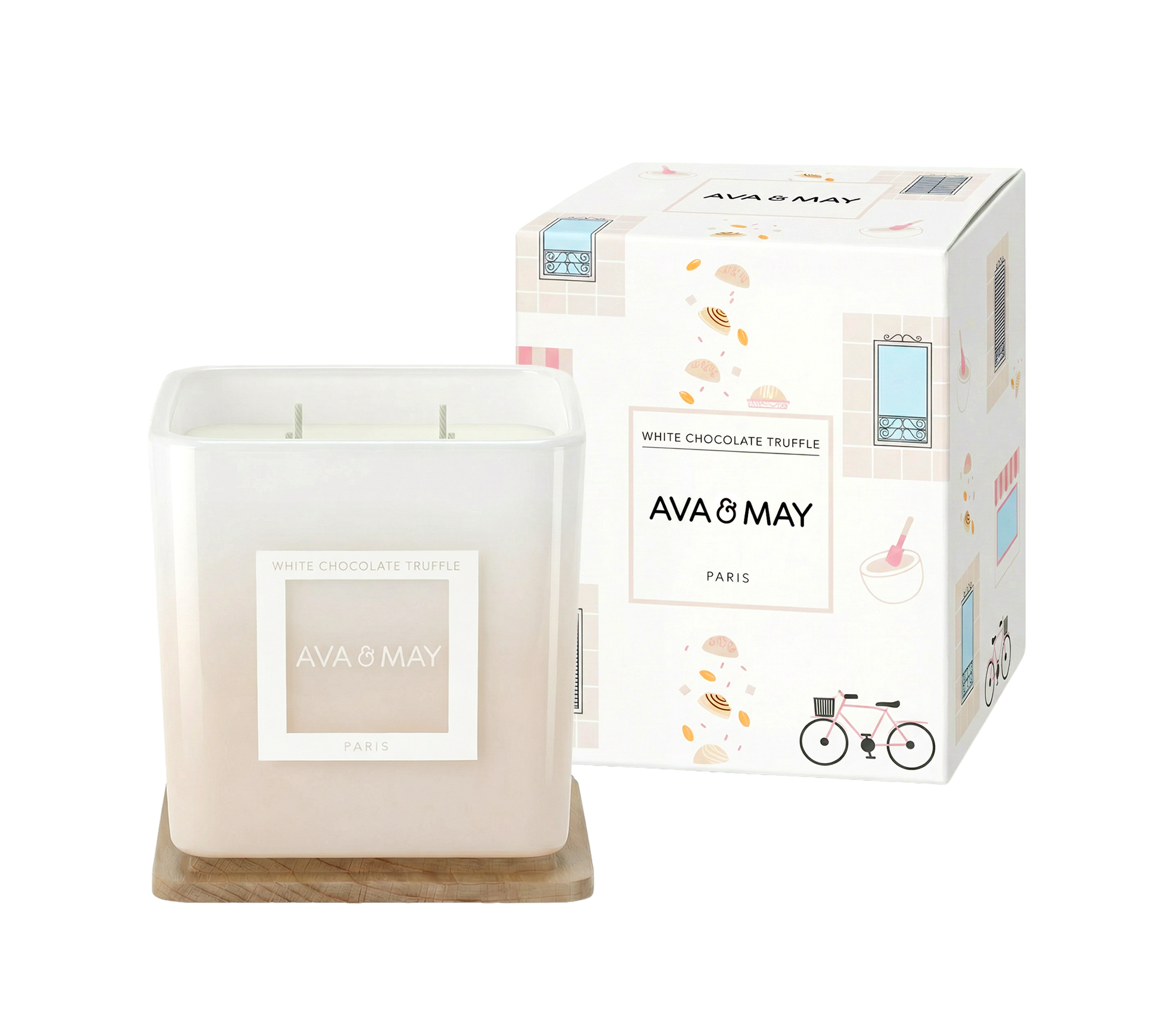 White Chocolate Truffle Große Duftkerze