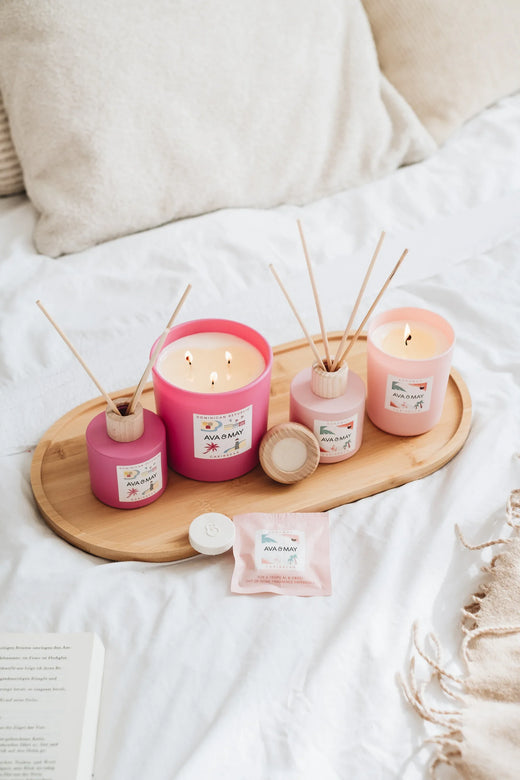 Bambus Dekotablett uas natürlichem Bambus, von AVA & MAY