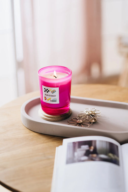 Dekotablett aus Beton, von AVA & MAY