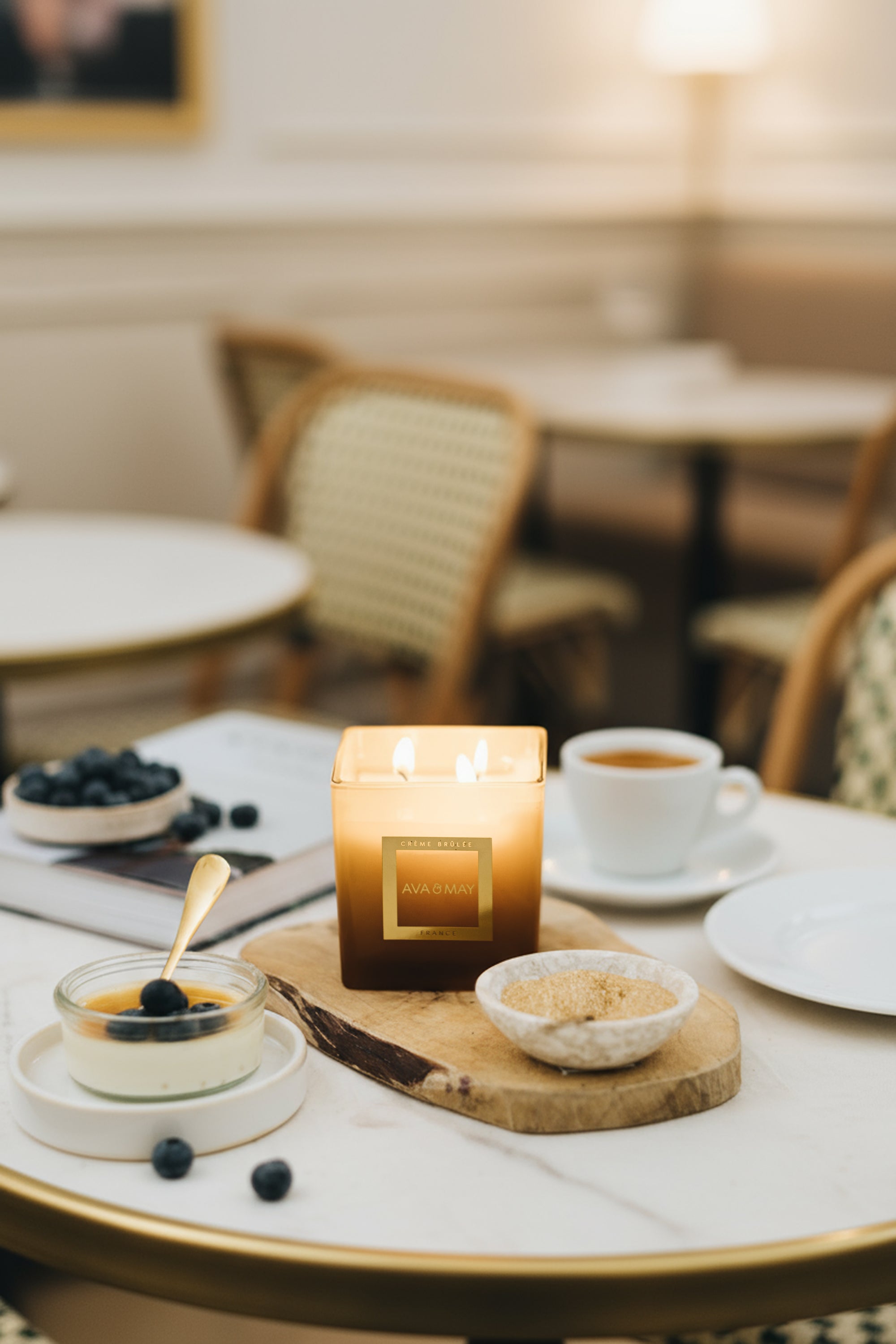 Crème Brûlée Große Duftkerze