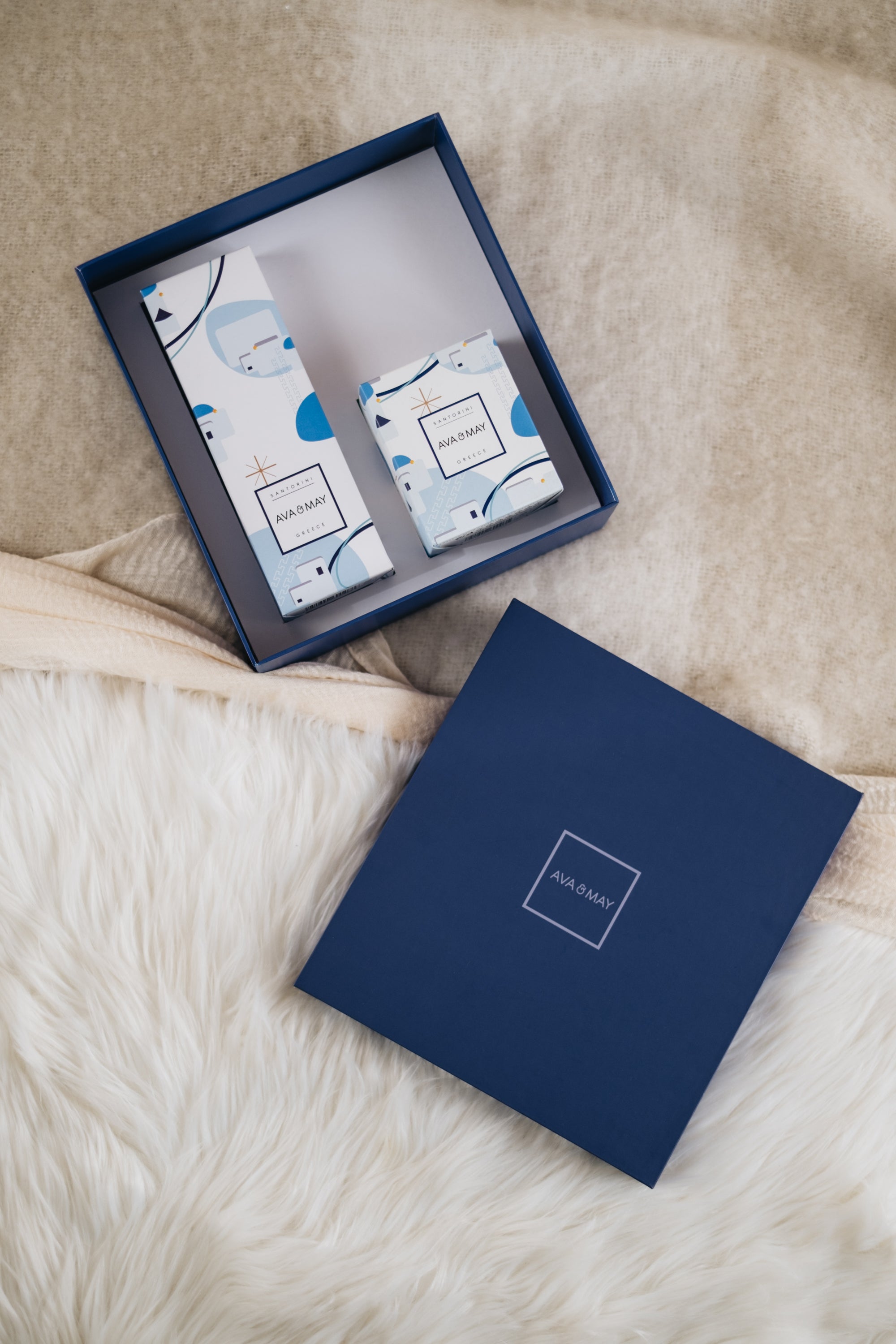 Santorini Geschenk-Set