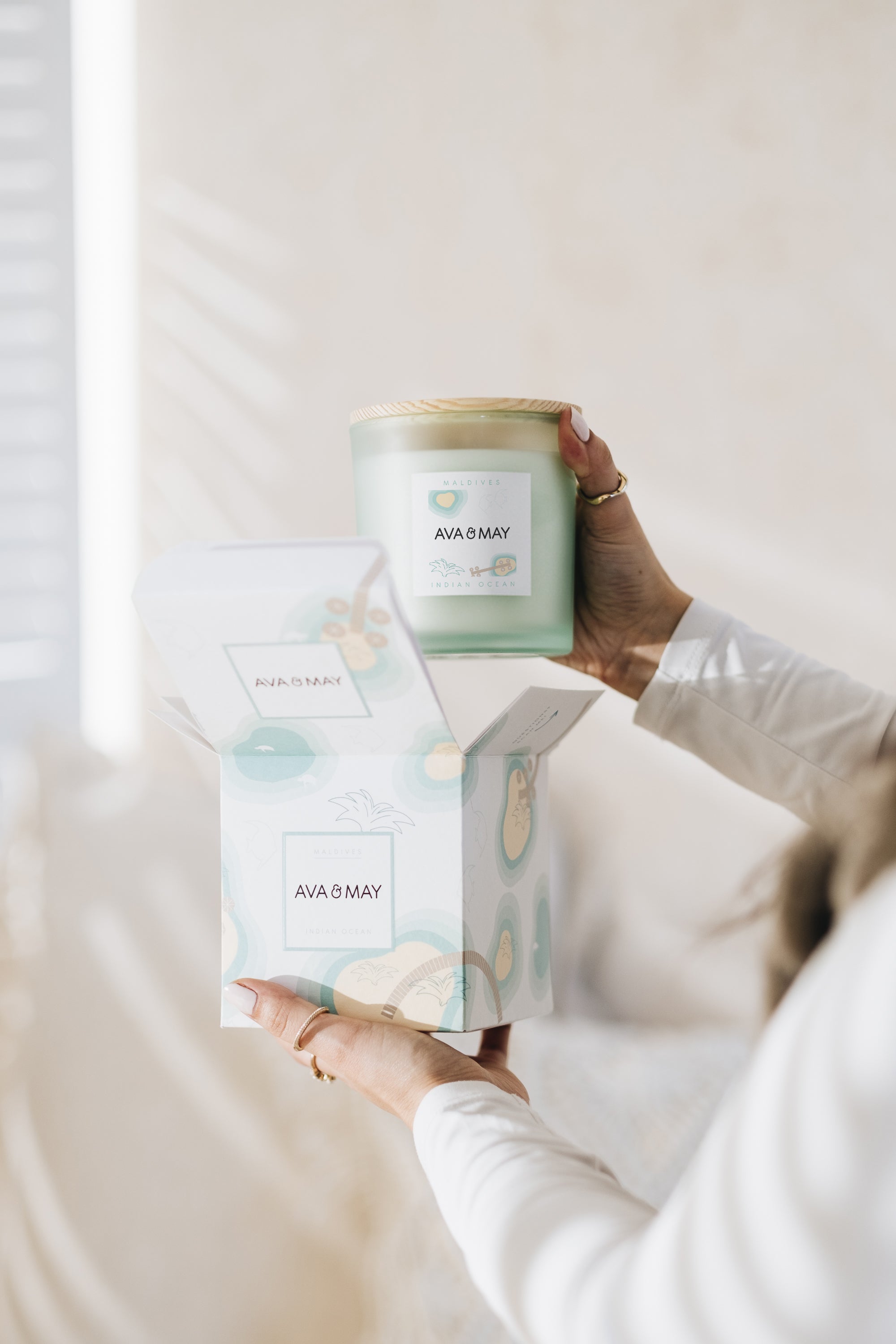 Maldives Große Duftkerze