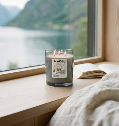 Norway Große Duftkerze