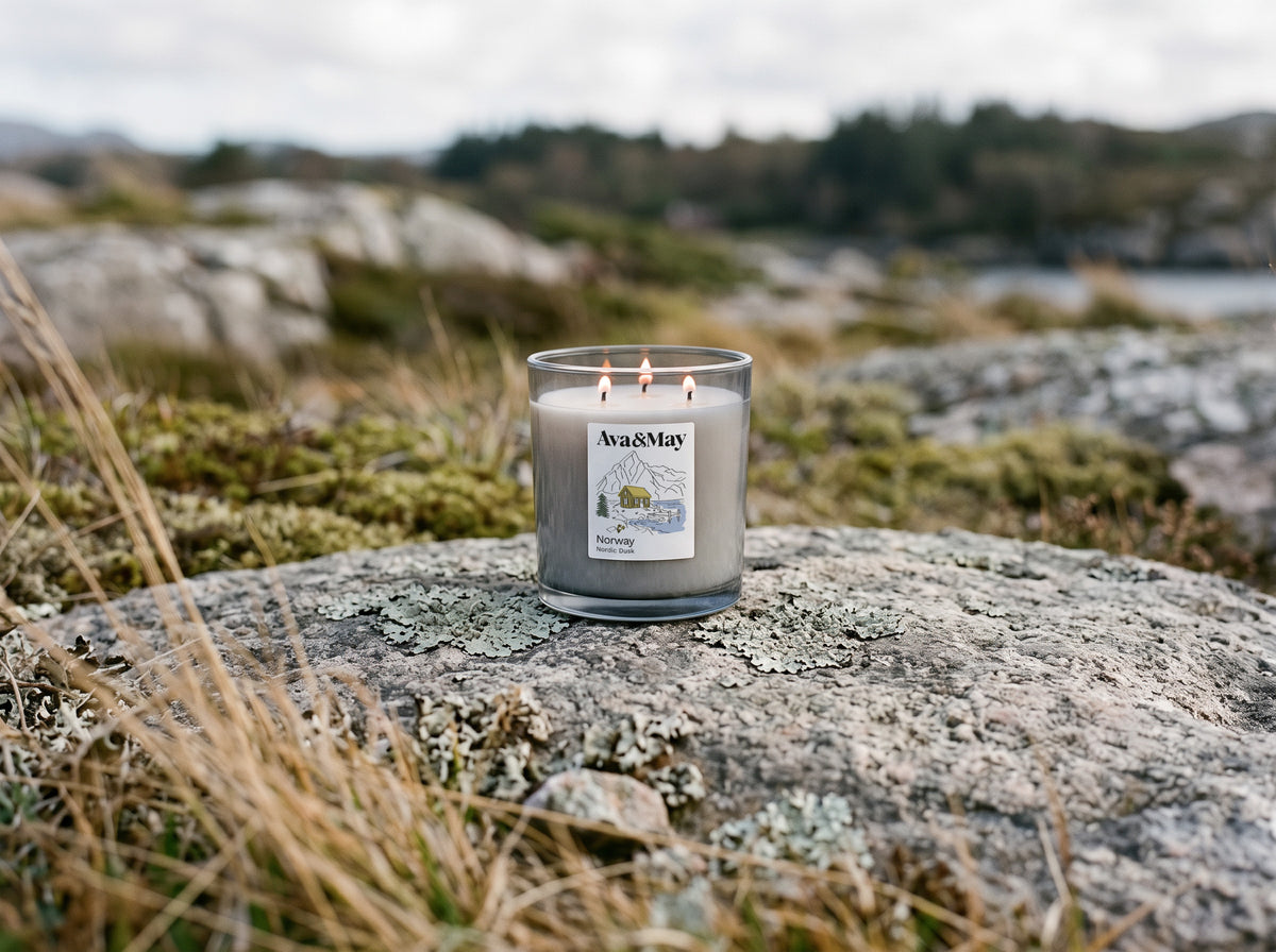 Norway Große Duftkerze – Ava&May