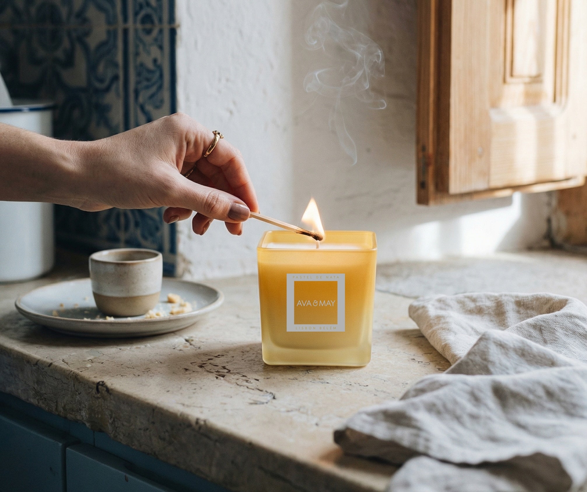 Pastel de Nata Duftkerze