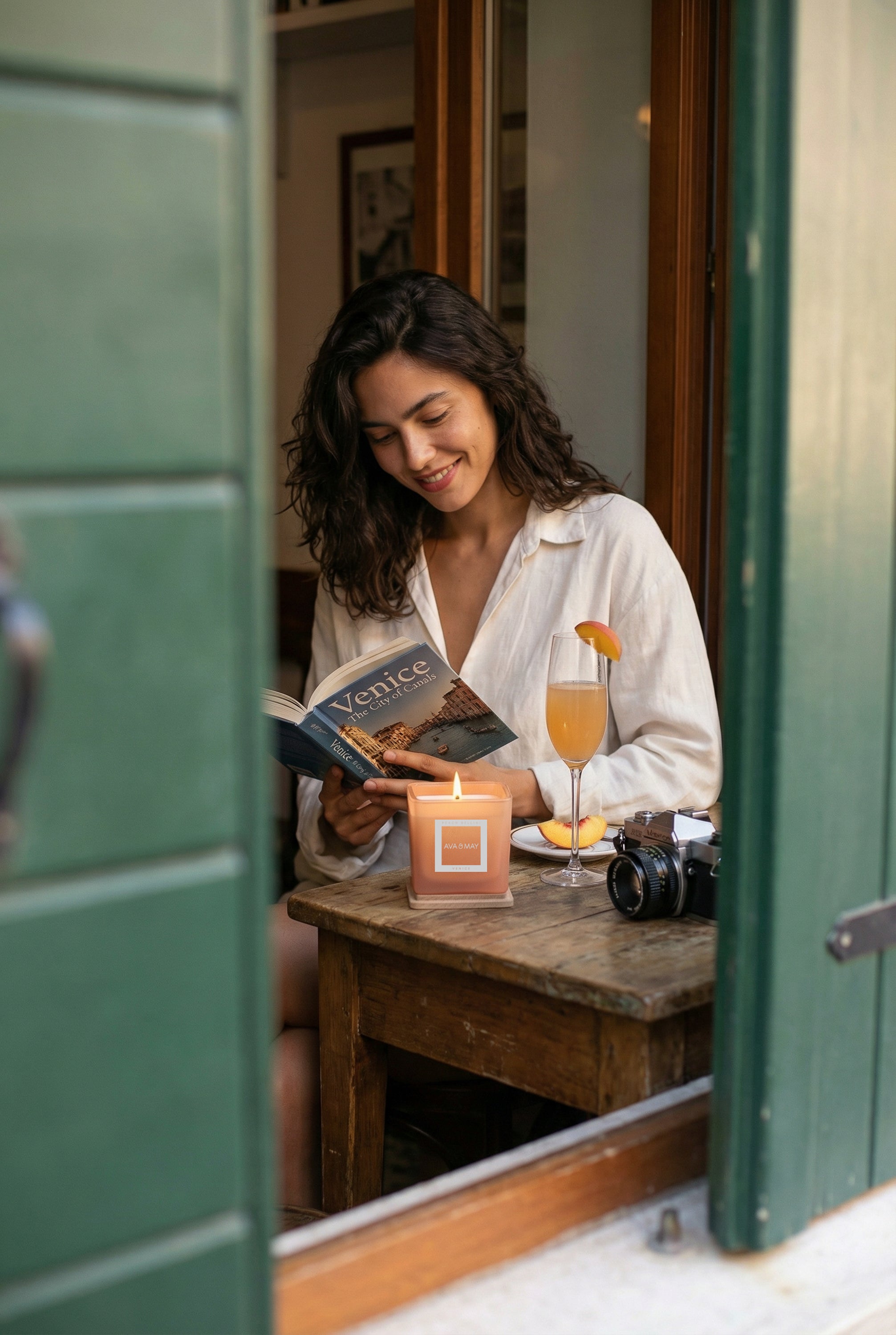 Peach Bellini Duftkerze