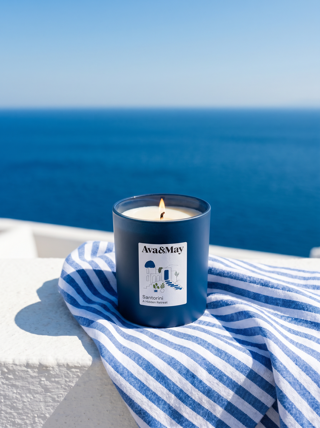 Santorini Duftkerze
