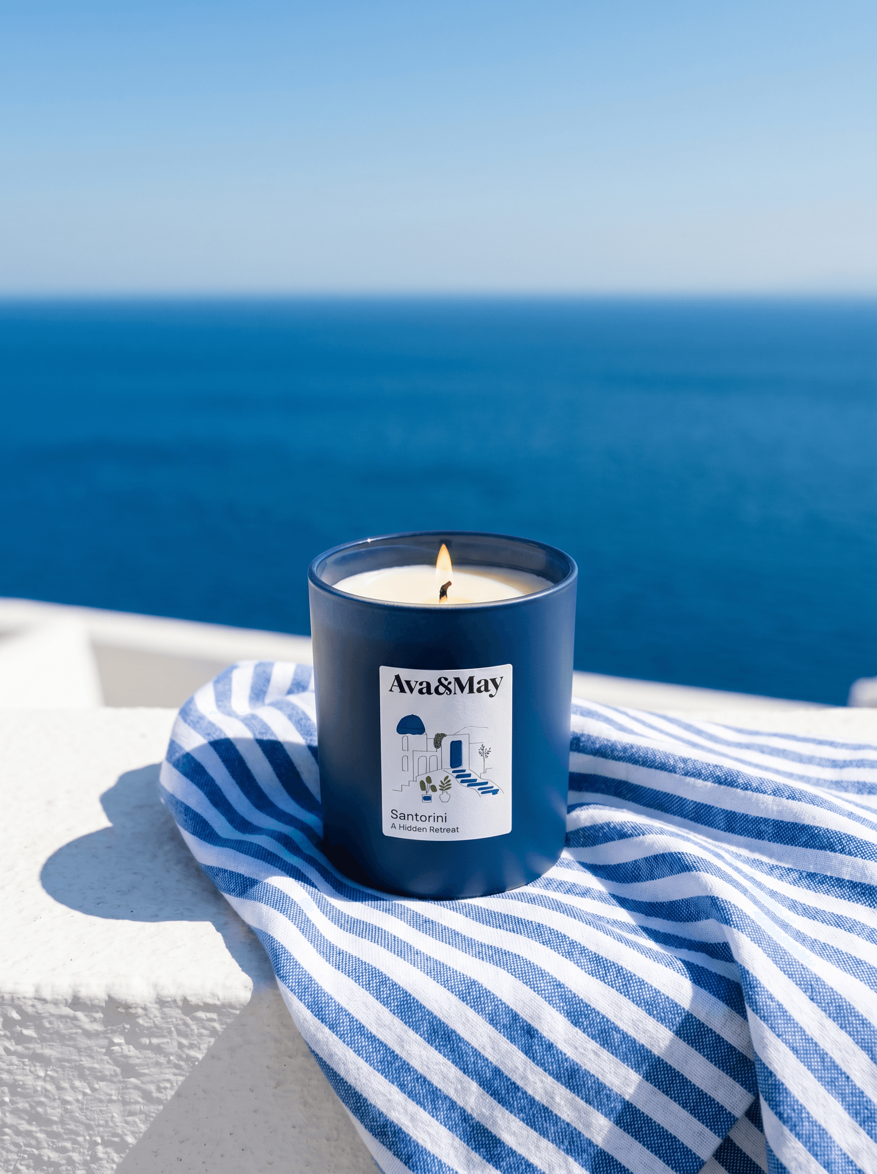 Santorini Duftkerze
