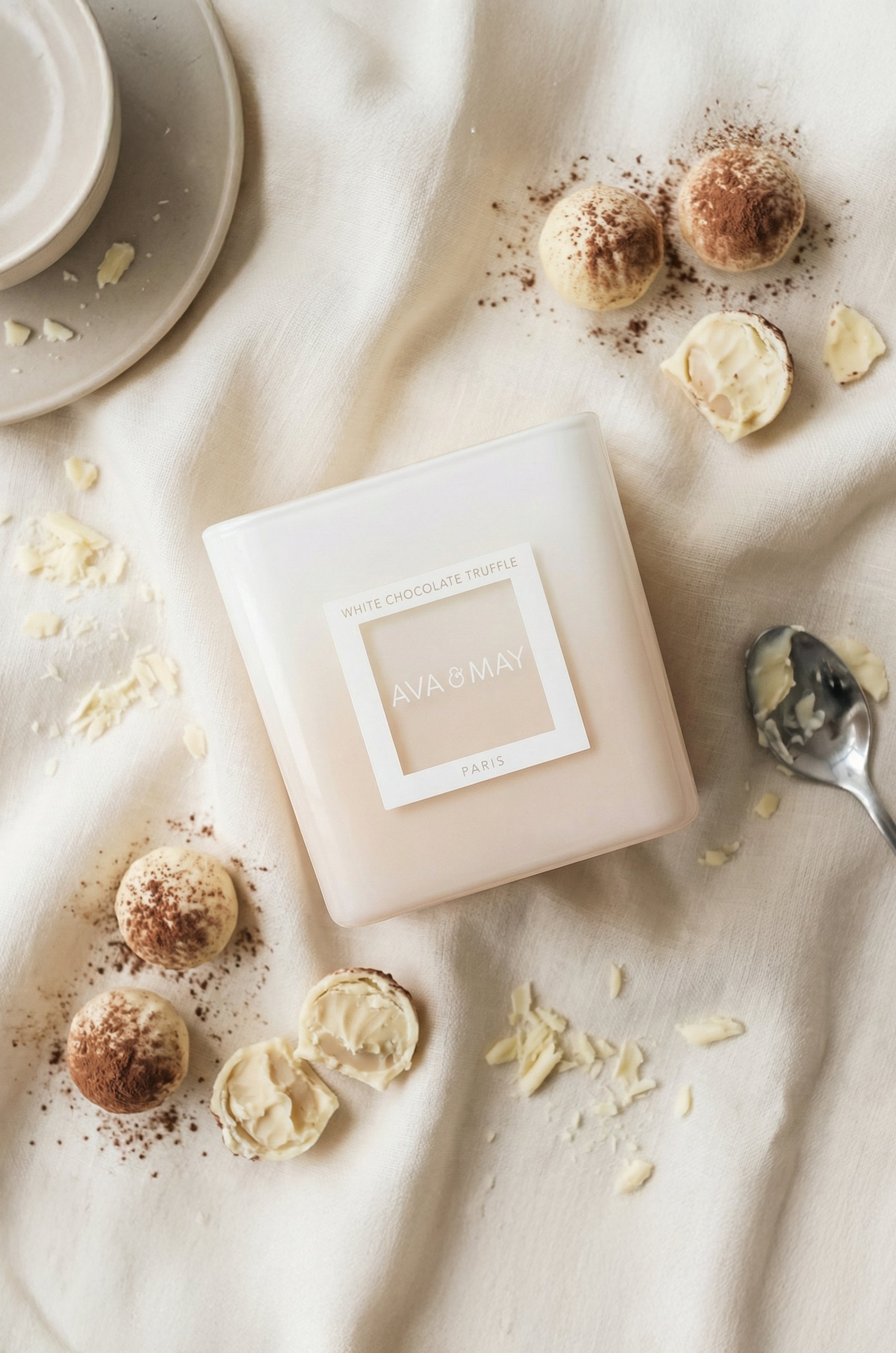 White Chocolate Truffle Große Duftkerze