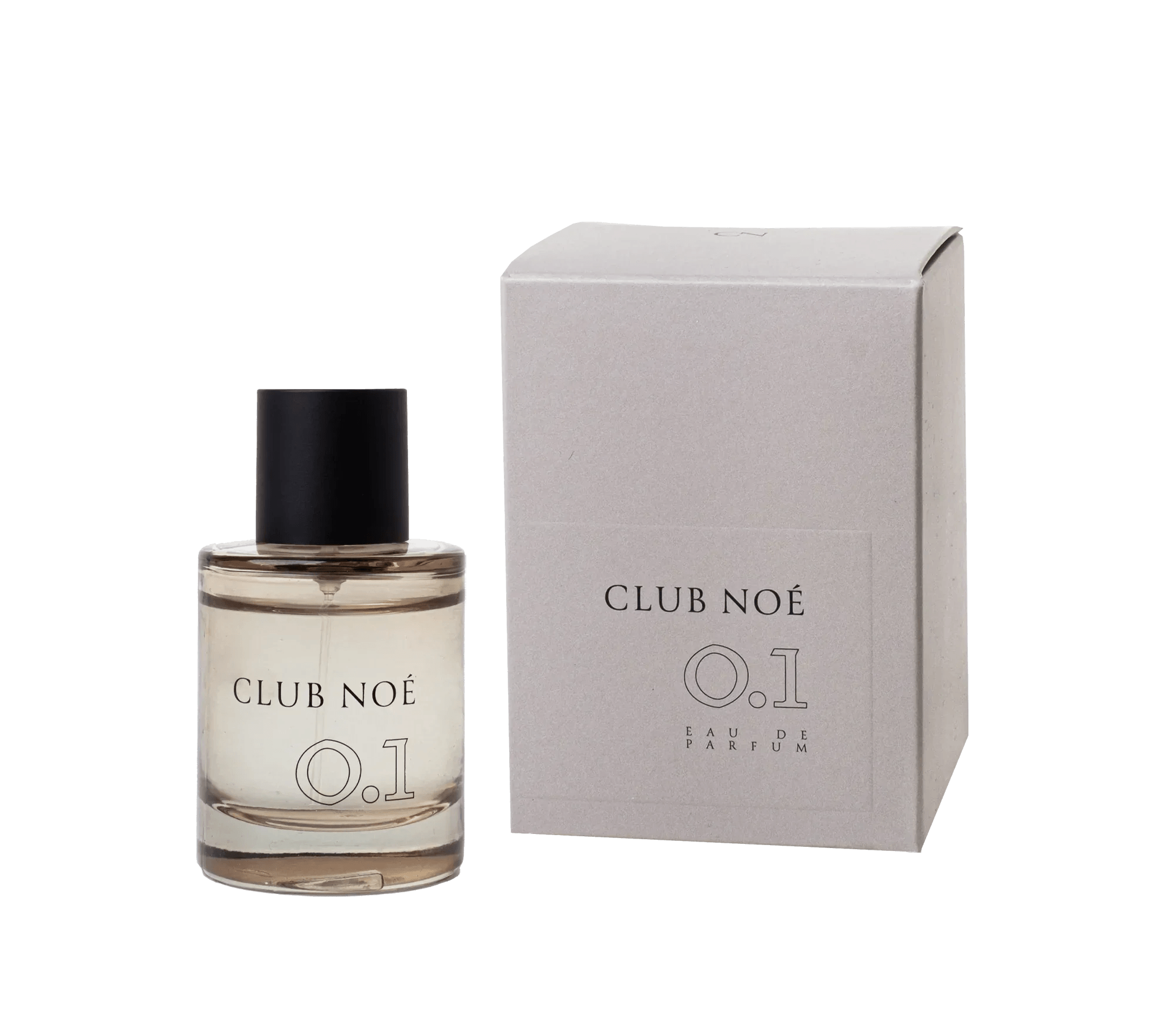 0.1 Eau de Parfum mit sanfter Jasmin Duftnote in durchsichtigem Glas, von Club Noe