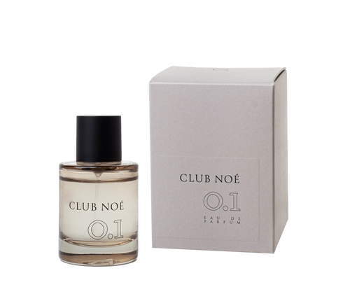0.1 Eau de Parfum mit sanfter Jasmin Duftnote in durchsichtigem Glas, von Club Noe