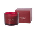 Cherry große Duftkerze mit dem frischen Duft von Kirschen in kirschrotem Glas, von Club Noe