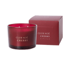 Cherry große Duftkerze mit dem frischen Duft von Kirschen in kirschrotem Glas, von Club Noe