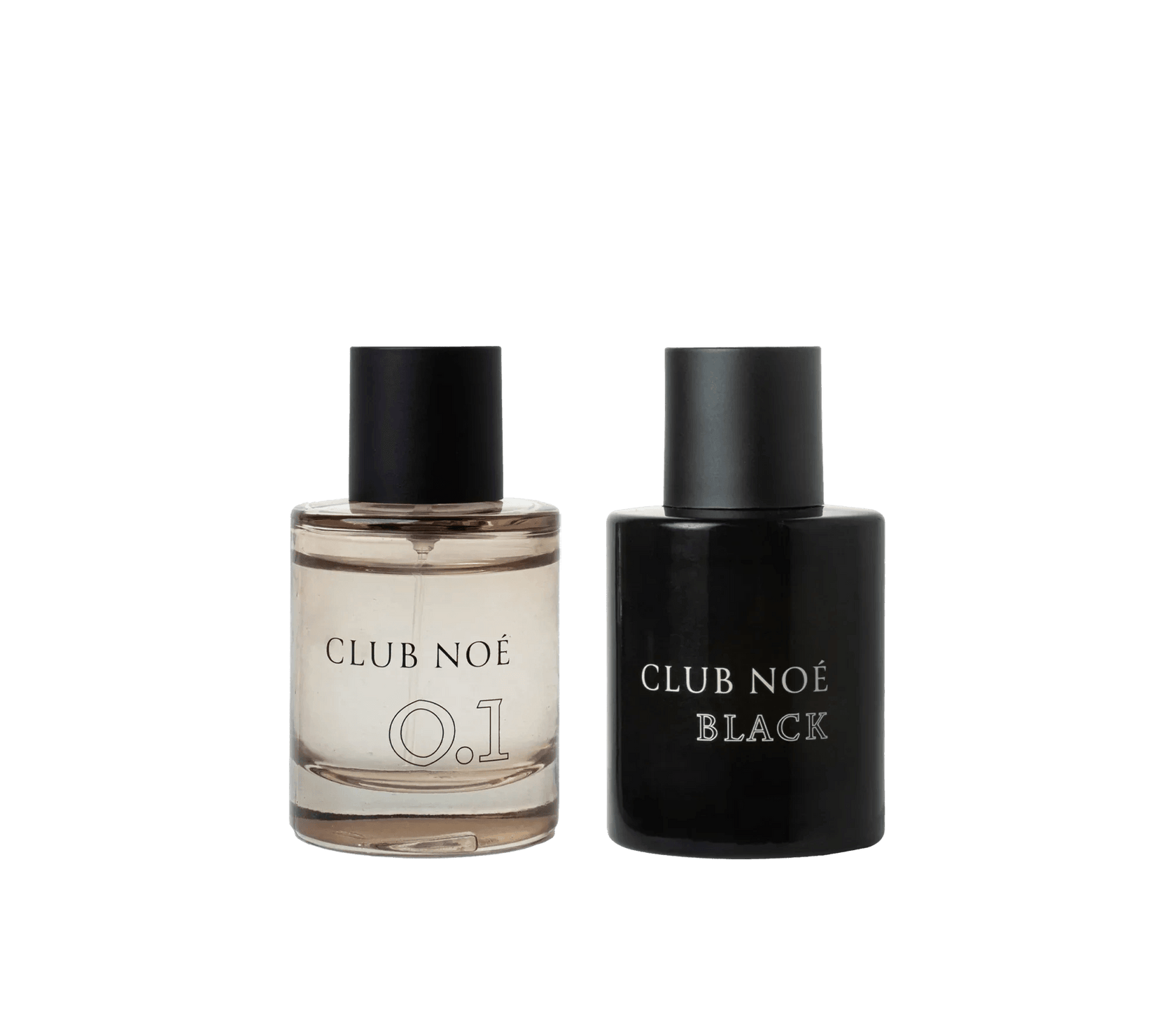 Deep Harmony Set bestehend aus dem 0.1 Parfum und dem Black Parfum, von Club Noe