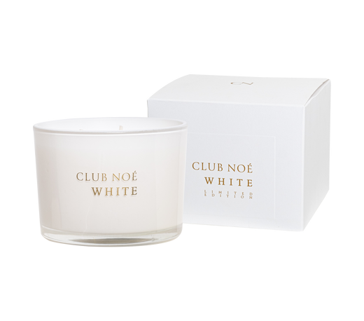White Große Duftkerze