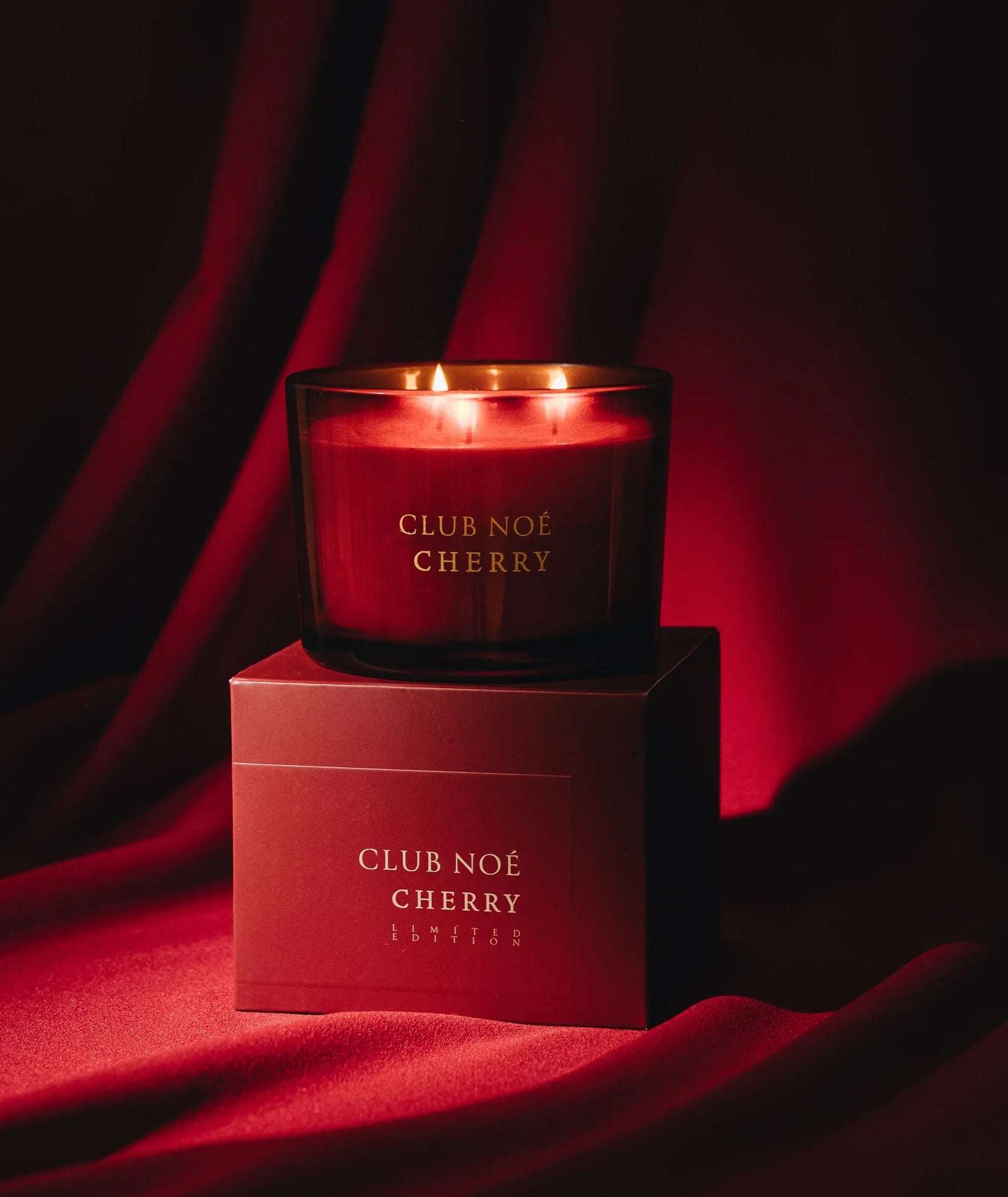 Cherry Große Duftkerze