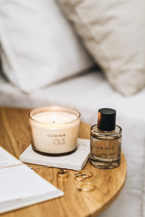 0.1 Soul Set bestehend aus 0.1 Duftkerze und 0.1 Eau de Parfum, von Club Noe