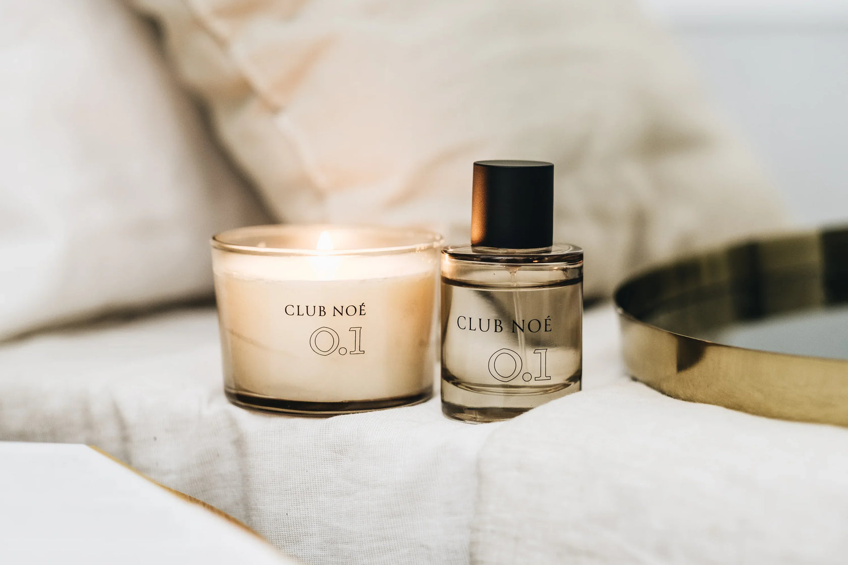 0.1 Soul Set bestehend aus 0.1 Duftkerze und 0.1 Eau de Parfum, von Club Noe