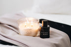 Clean Spirit Set bestehend aus der 0.2 Duftkerze und dem Black Parfum, von Club Noe